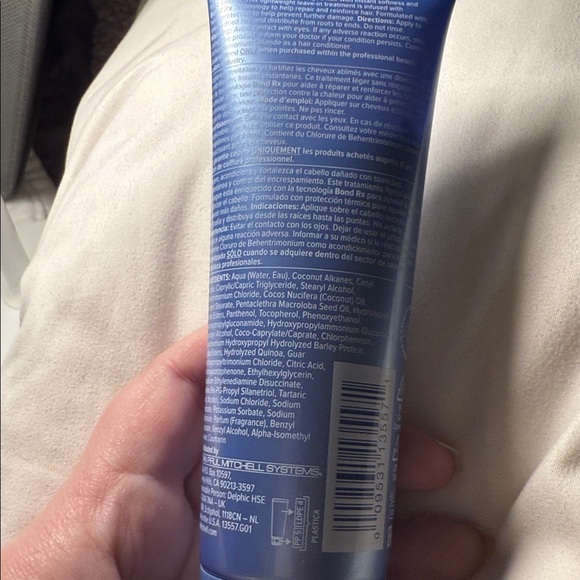 Paul Mitchell BondRX Leave-in Treament 3.4 Oz. NEW Sealed Repair & Protect - Picture 5 of 7